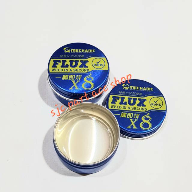 FLUX ROSIN MECHANIC ROHS X8 WHITE