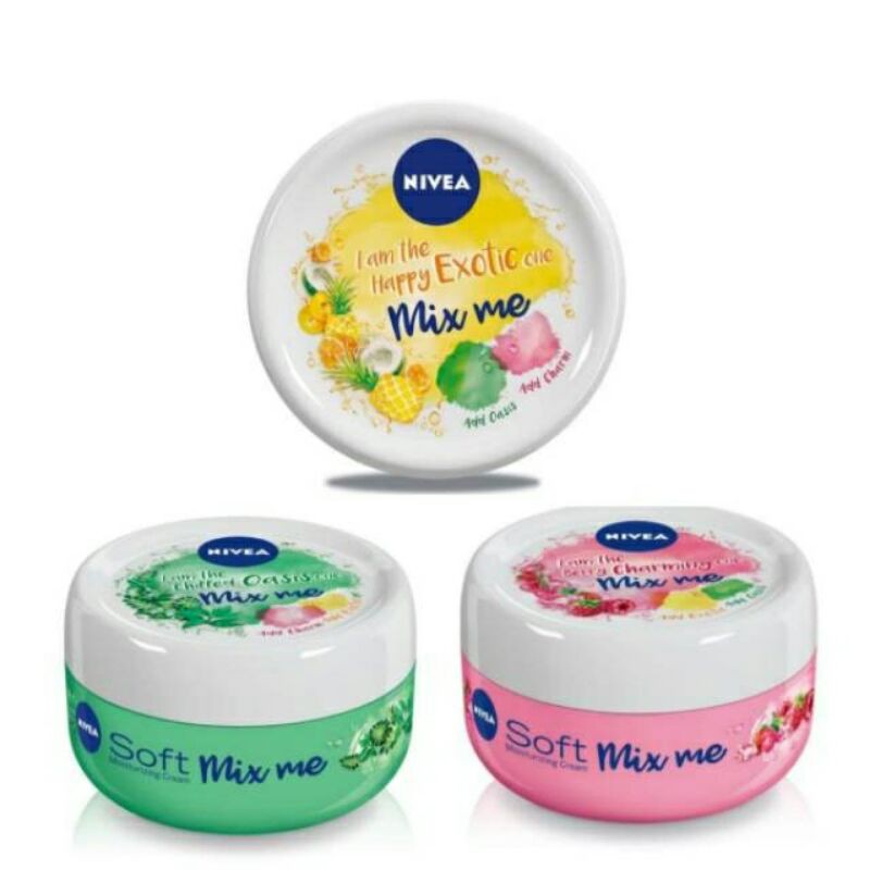 Nivea Soft Mix Me Krim Pelembap 100 Ml