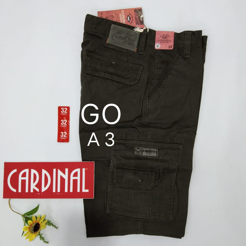 gos 32-KPL CARDINAL KEMPOL CASUAL Celana Pendek Cowok Celana Kempol Fashion Pria Brand Kekinian