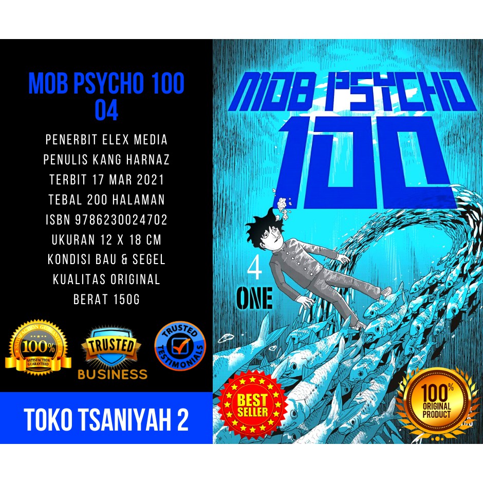 Buku Komik Mob Psycho 100 4 One Komik Manga Anime Komik ...