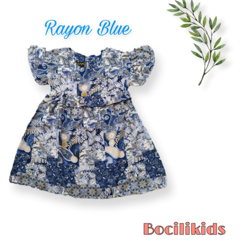 Dress anak perempuan batik 1-5 tahun