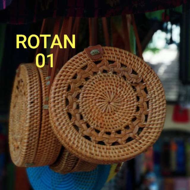 TAS ROTAN LOMBOK/TAS KETAK