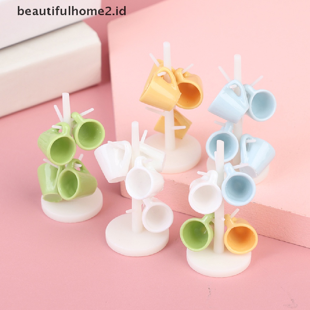 (Beautifulhome2.Id) Mainan Miniatur Gelas Wine Bahan Plastik Untuk Dekorasi Rumah Boneka