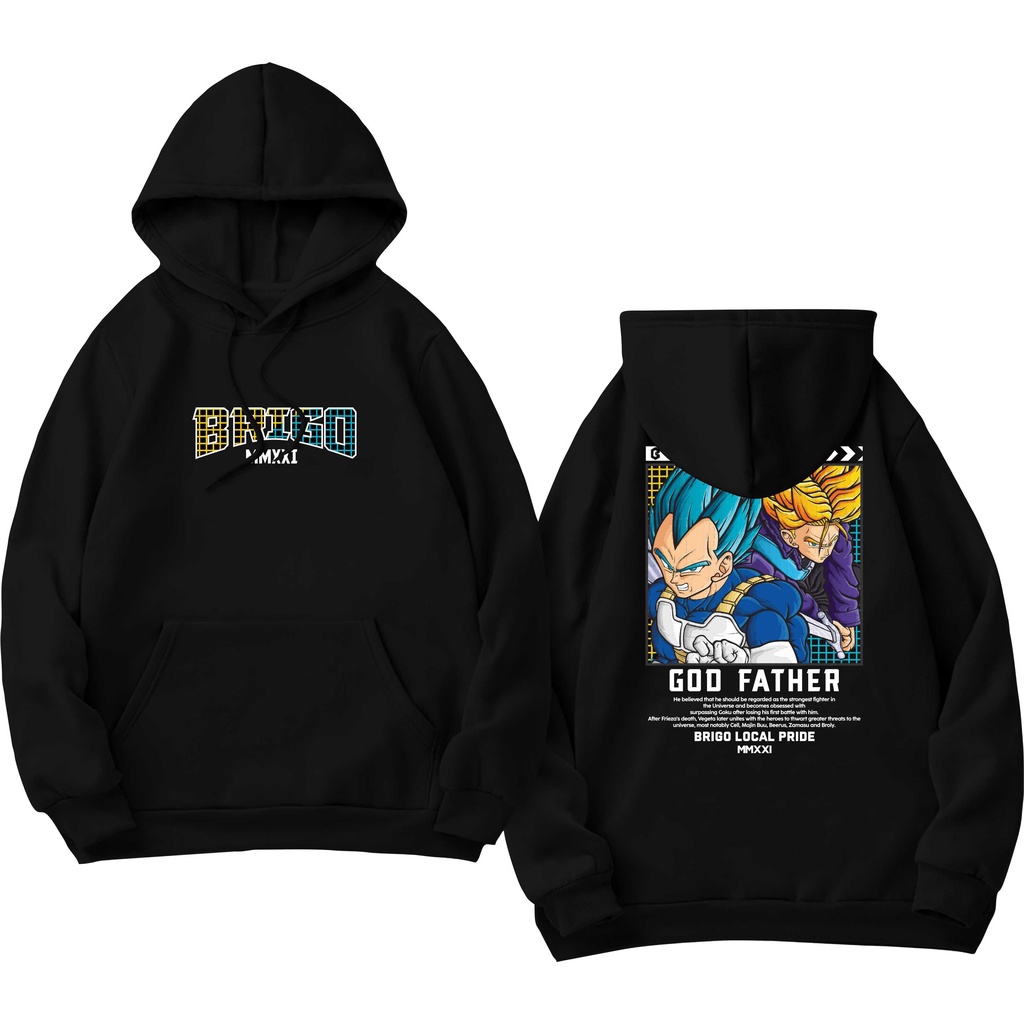 BRIGO Jumper Hoodie Goo Father anime II Sweater Hoodie BRIGO Goo Father anime  Sablon DTF Fleece Cotton M-XXL (Pria &amp; Wanita) Free stiker&amp;Gantungan Kunci