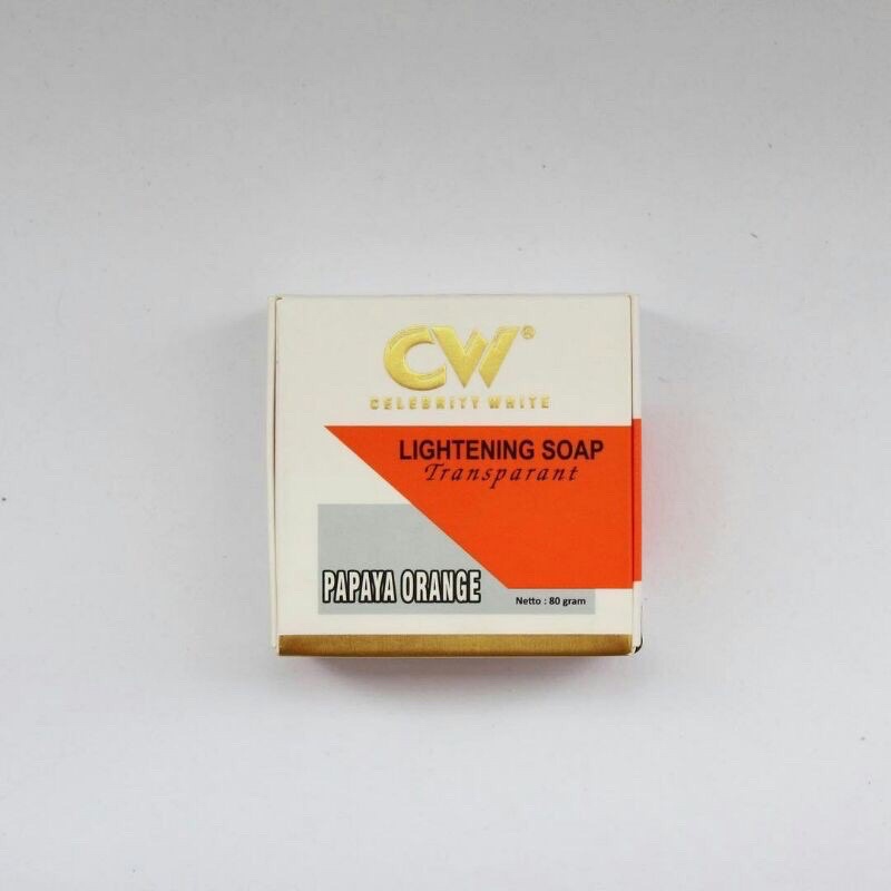 Lightening Soap Papaya Orange dan Fresh Green CW (Celebrity White)
