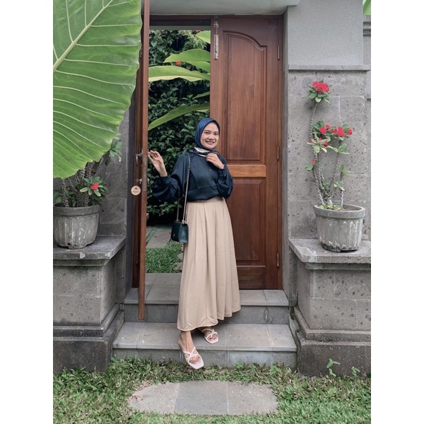 palazzo kulot pant by GU UNIQLO