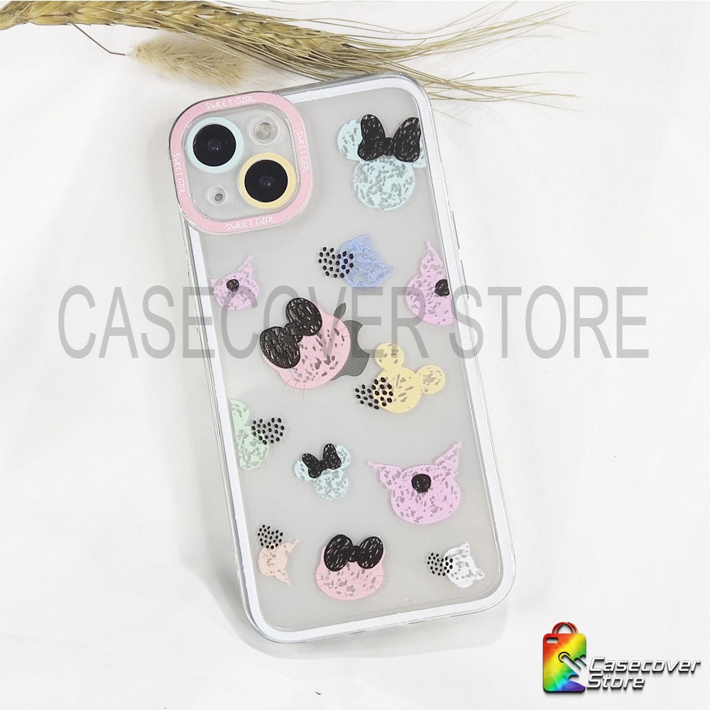 Softcase Lens Cover Rainbow iPhone 7 8 7+ 8+ X XS XR XSMAX 11 12 13 Mini Pro Promax