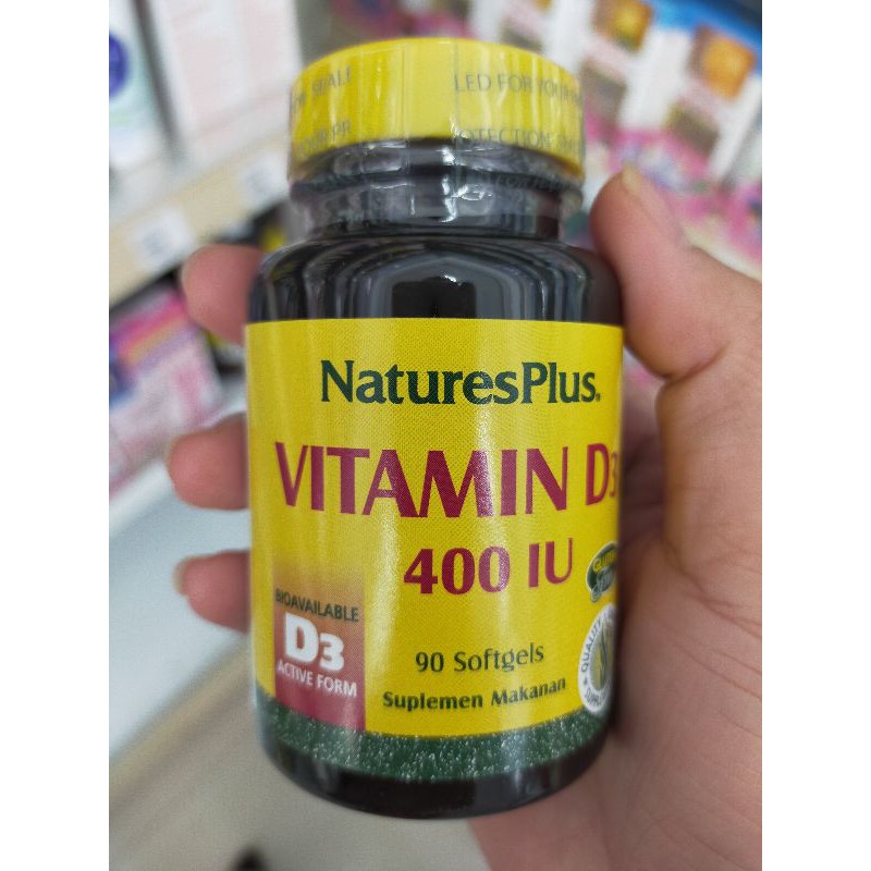 Natures plus vitamin D3 400iu