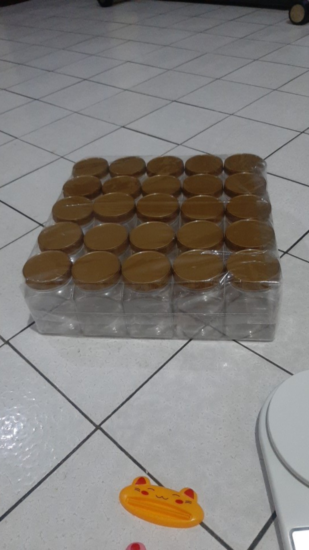 (25 Pcs) Grosir Toples Jar Plastik Serbaguna 300ml Sambal Sambel Bumbu Wadah Makanan Food Grade