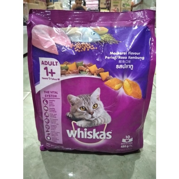 Whiskas Cat Adult makarel 1,2kg