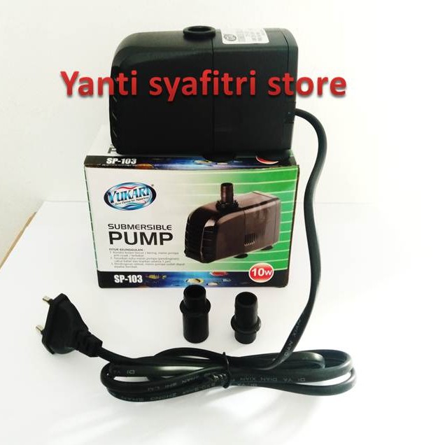 pompa air aquarium pompa celup yukari sp-103