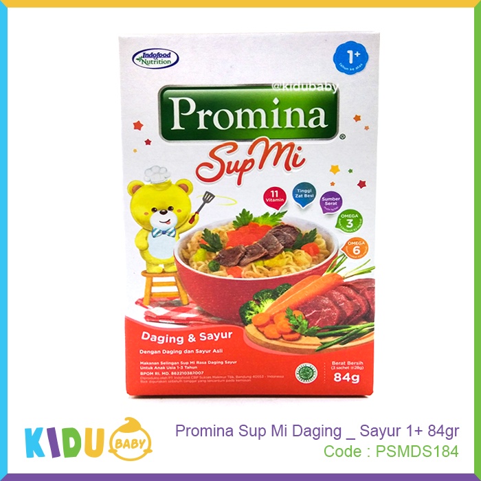 Promina Sup Mi 84gr Mie Sehat Makanan MPASI Anak 1 tahun keatas Kidu Baby