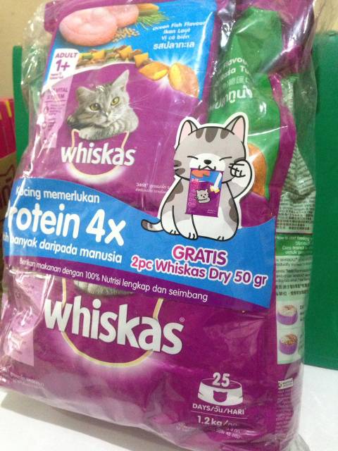 Whiskas bag 1,2kg