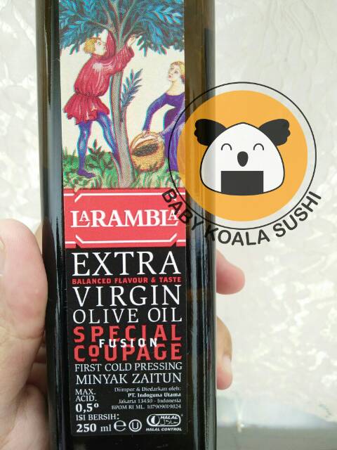 LA RAMBLA Extra Virgin Olive Oil Minyak Zaitun 250 ml Halal │ EVOO Import Spanyol