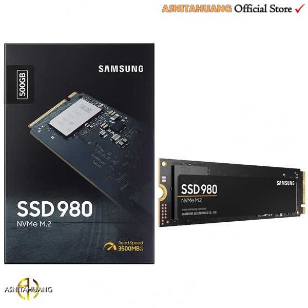 Samsung SSD 980 500GB NVMe M.2 PCIe 3.0 - Samsung 980 500GB M.2 NVMe