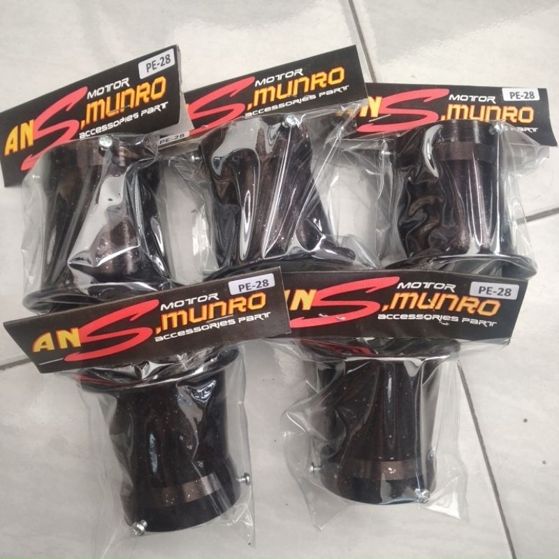 Velocity corong karbu pe 28 pwl 28 pwk 28 ukuran panjang 7cm full cnc