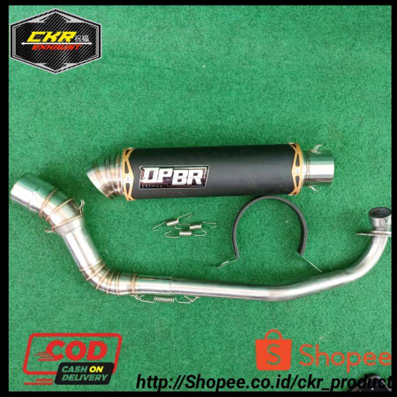 Knalpot OPBR /Ekzos OPBR pnp Ex5/Ego/Nouvo/Wave/Dash/Kriss 110/Sym 110/Dash110/125
