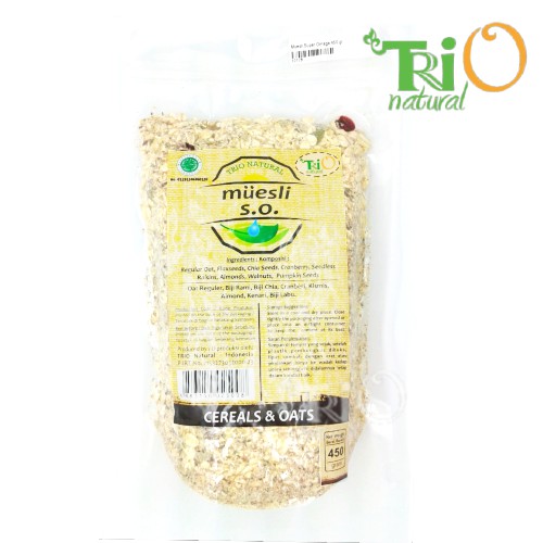 

Trio Natural Muesli Super Omega 450 gram