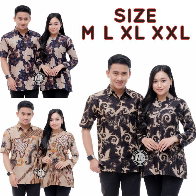 Maura Couple - Sania Ruffle Batik Couple Ori Ndoro Jowi DNT Garansi Termurah Shopee - KEBAYA MODERN