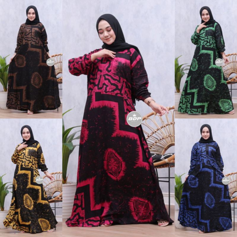 TRAND model Baju Gamis Remaja Terbaru N_muslimah Kekinian 2021 murah
