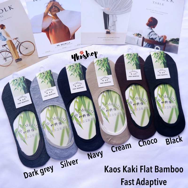 Kaos Kaki Flat Telapak Bamboo Fast Adaptive