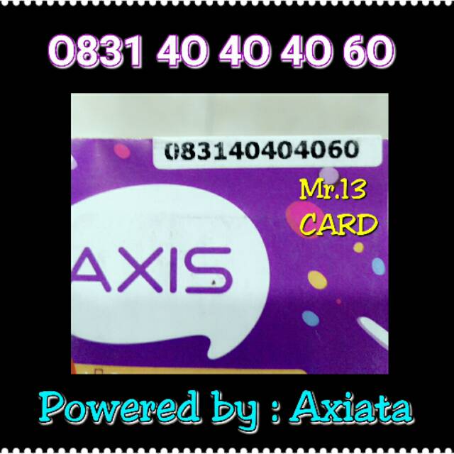Nomor cantik Axis seri ababab Rapih murah