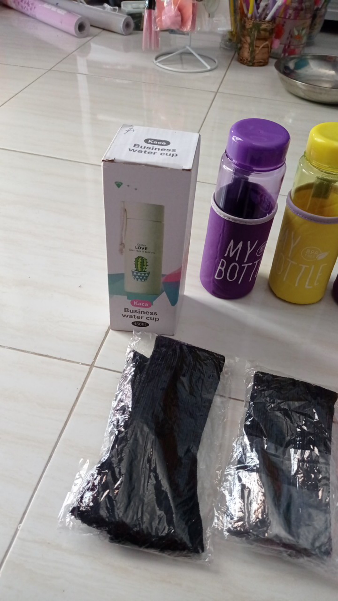 Dc B ( B0029 ) My Bottle Kaca Karakter / Kwalitas Terbaik / Tidak Bisa Memilih