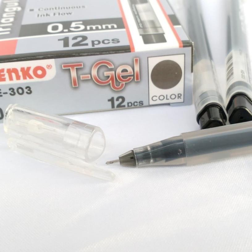 

[KODE PRODUK 0NBVT9757] Pulpen Kenko T-Gel KE-303 Triangular Jumbo Gel per Lusin