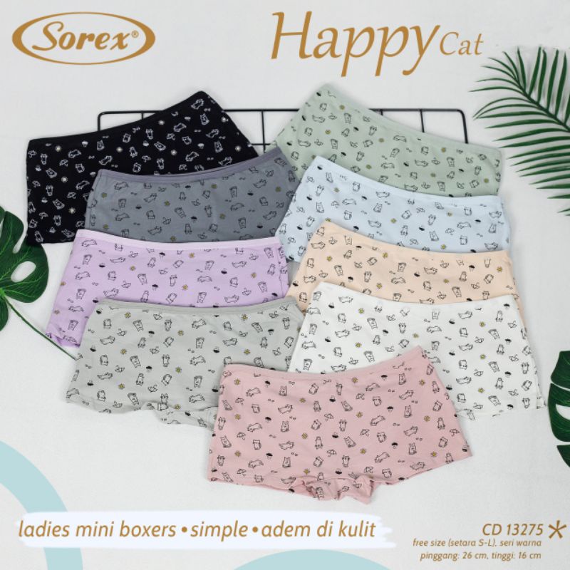 Celana Dalam CD Wanita Sorex 13275 Mini Boxer