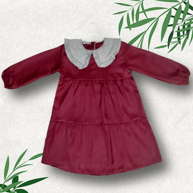 Dress midi anak shakila/pakaian anak/baju atasan