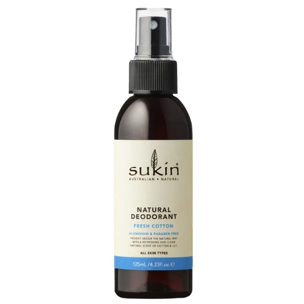 Sukin Natural Deodorant Fresh Cotton 125ml