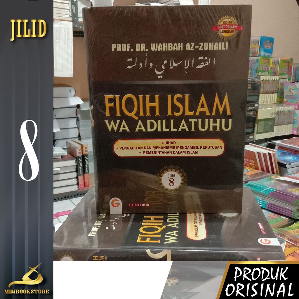 Jual Buku Fiqih Islam Wa Adillatuhu Jilid 8 Prof Dr Wahbah