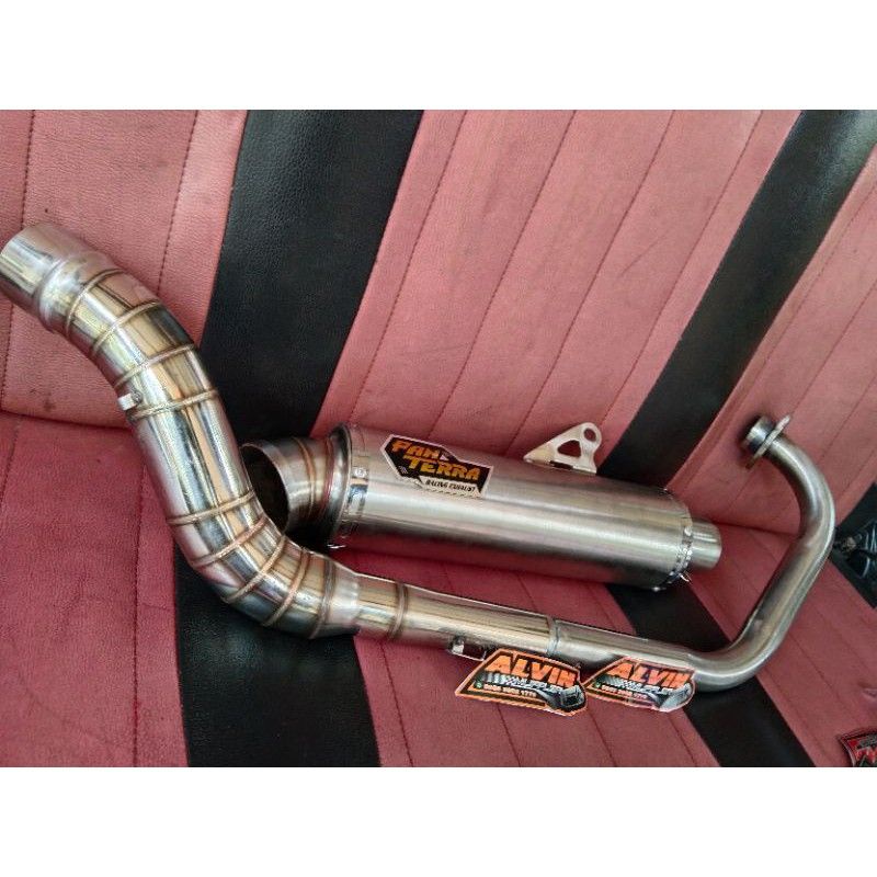 KNALPOT RACING FANTERRA BULAT PNP CB MP GL TIGER FU VIXION SCORPIO VERZA R15 CBR150R SONIC MX DLL