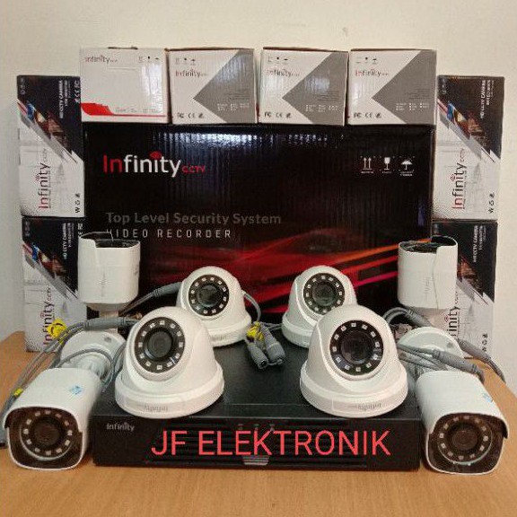 Paket Cctv Infinity 8 Channel lengkap siap tinggal pasang