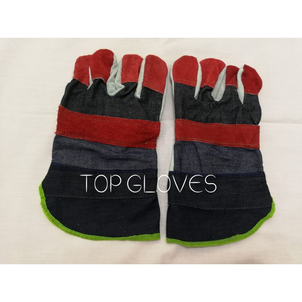 Fitter Gloves - Sarung Tangan Kulit Kombinasi Murah - Split Cowhide - Sarung Tangan Proyek