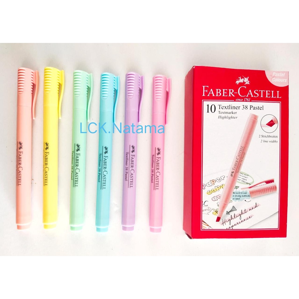 

Faber -Castell Textliner 38 Pastel colors - textmarker - highlighter