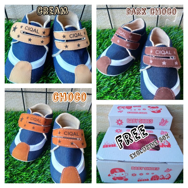 [0-12bulan] sepatu bayi laki laki prewalker / sepatu prewalker bayi cowok 0-12 bulan ELMO CIQAL