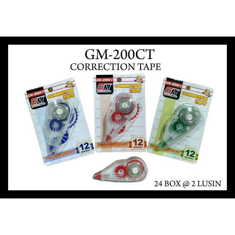 

Correction Tape Tip X Gm200Ct 12 Meter Bermutu