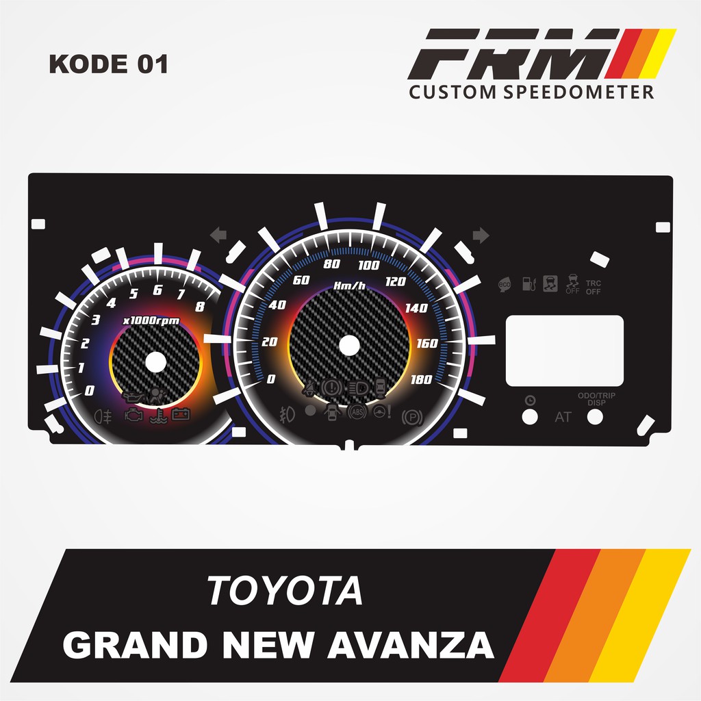 Panel speedometer Grand new Avanza / Xenia custom