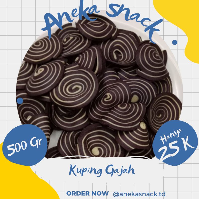 

COD Kuping gajah cap Tiga dewi 500 gram