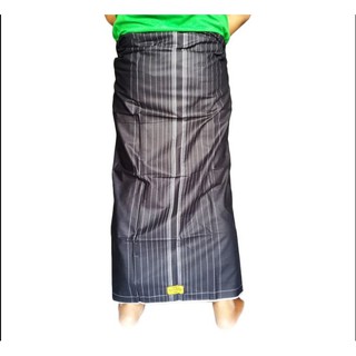 Sarung Wadimor Hitam atau Putih - Polos atau Tumpal Salur Garis Black