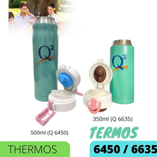 Vacuum Flask Stainless steel / Botol minum termos thermos Tahan panas &amp; dingin 350ml/500ml 6635/6450