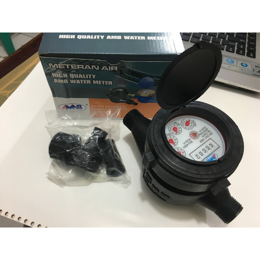 Meteran Air PAM Plastik SNI AMB