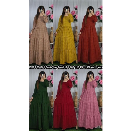 gamis voxy kotak premium