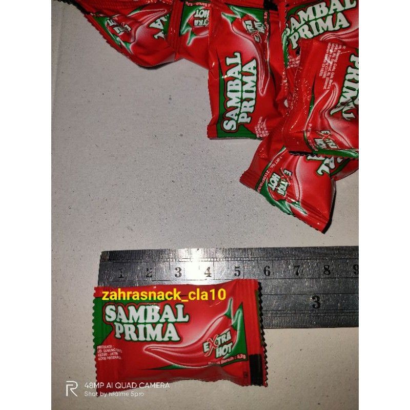 Saos sachet murah mini Sambal Prima isi 50pcs