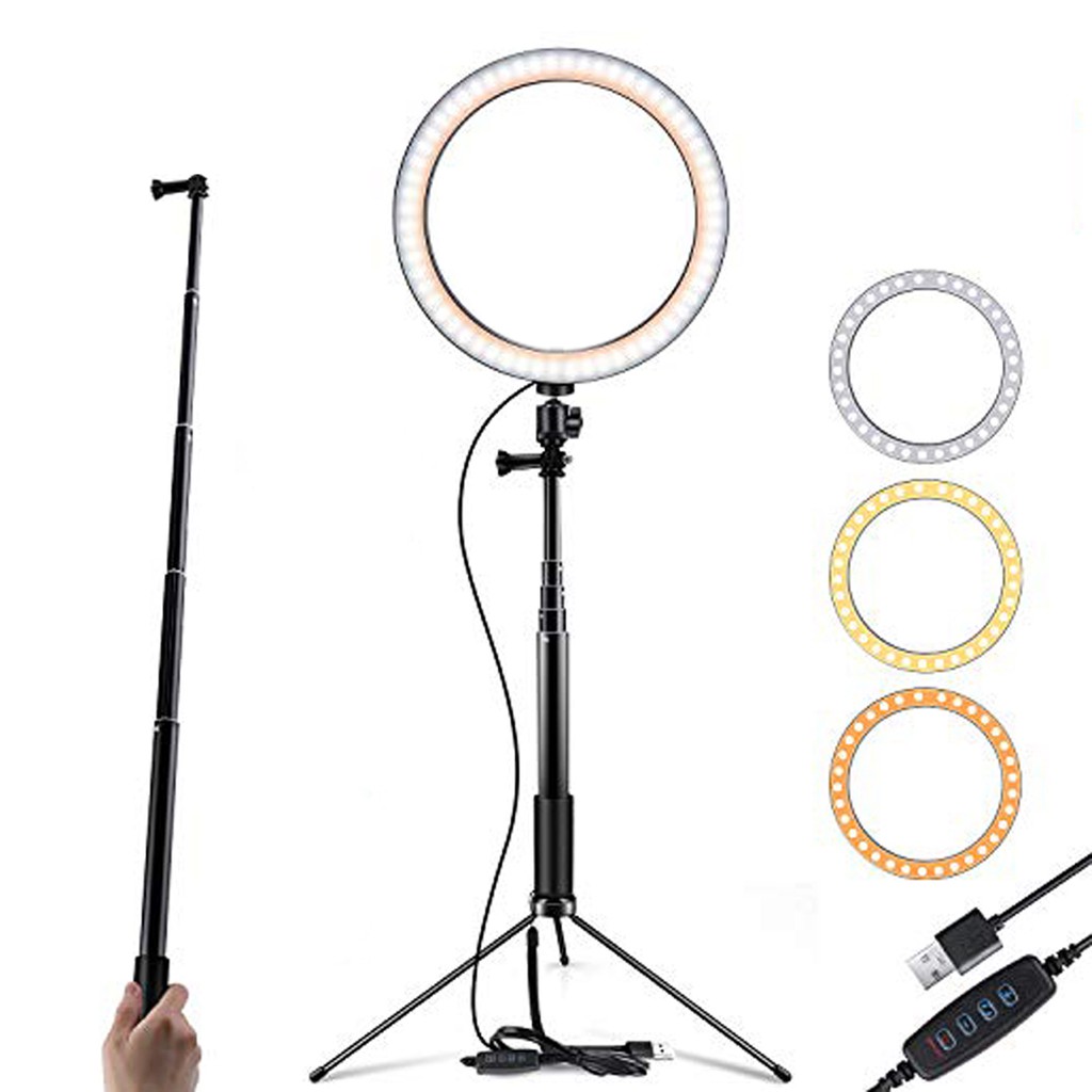 SIAP KIRIM!!! RINGLIGHT 16 26 CM / TRIPOD BESI RING LIGHT MAKE UP 16 26 CM TIKTOK LAMPU RIAS SMARTPHONE HP 26 16 CM / YBS