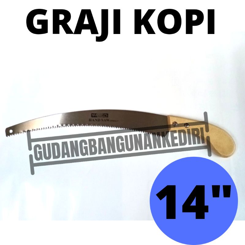 Gergaji kopi / graji kopi 14&quot; / gergaji dahan / gergaji tangan madico pruning saw 14 inch