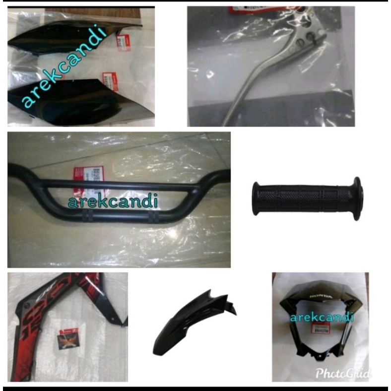 cover body set handle crf150l ori ahm