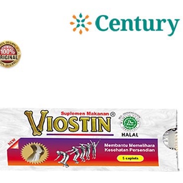 Viostin 5 Kaplet / Suplemen / Sendi / Suplemen Tulang / Suplemen Sendi / Sakit Sendi