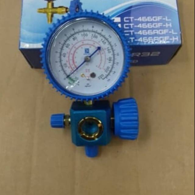 Manifold single pengisian ac freon